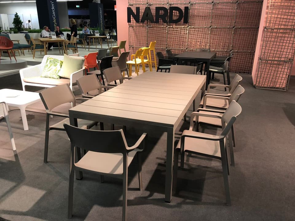 Nardi Trill Resin Agave/Antracite Outdoor Patio Dining Set | TRILLDINSET6 |  PatioLiving