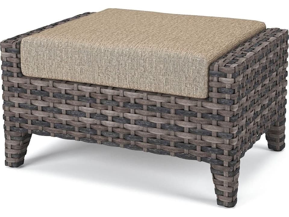 Cavalier Wicker Rectangle Ottoman