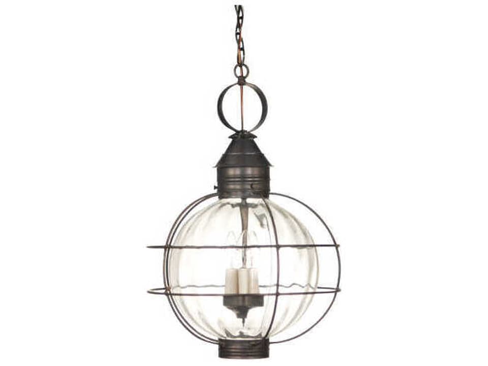 Round Onion Outdoor Hanging Light