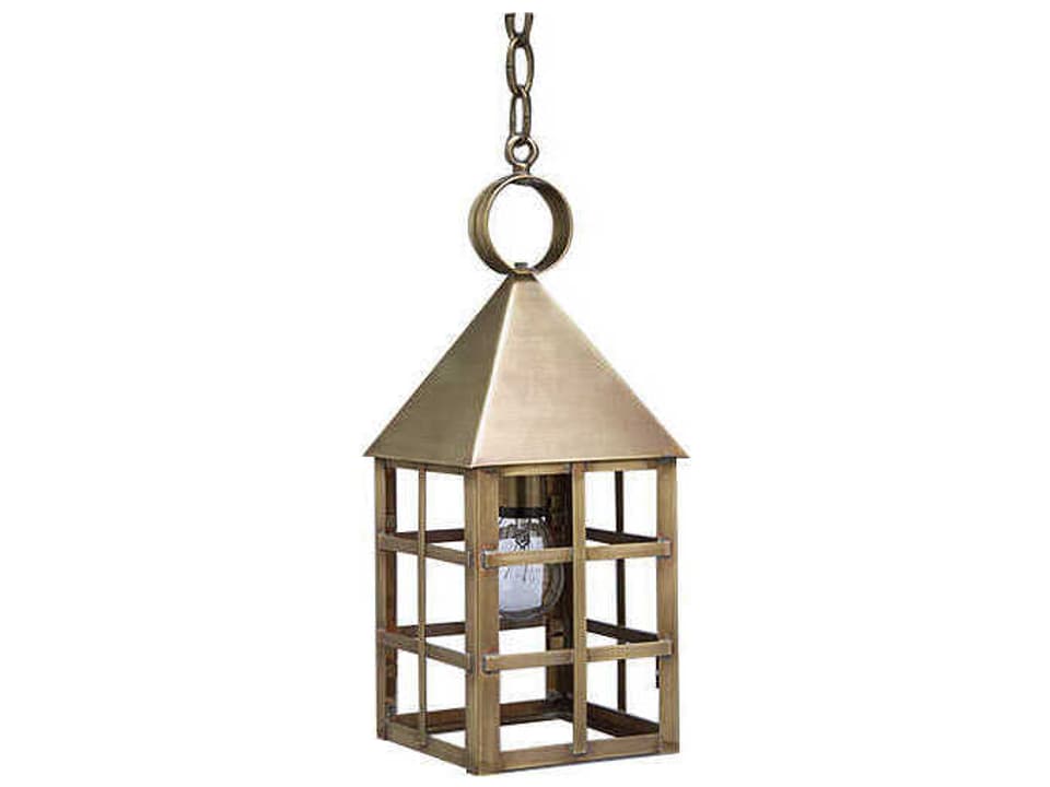 York 1-Light Outdoor Hanging Lantern Mission Style