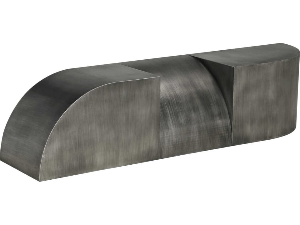Crafter Industrial Steel Bench in Gun Metal Finish
