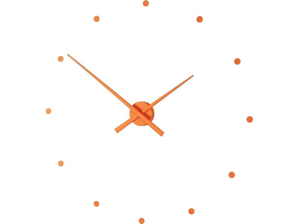 Oj 31.5 Inch Pumpkin Wall Clock Minimalist Polystyrene