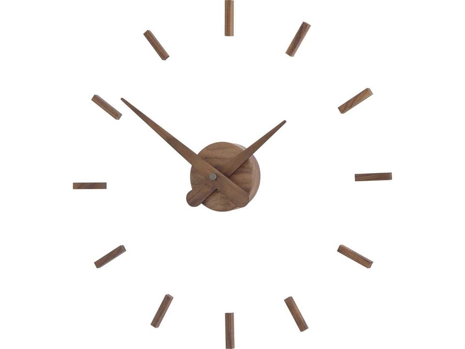 Sunset Walnut Wall Clock with German Quartz Movement
