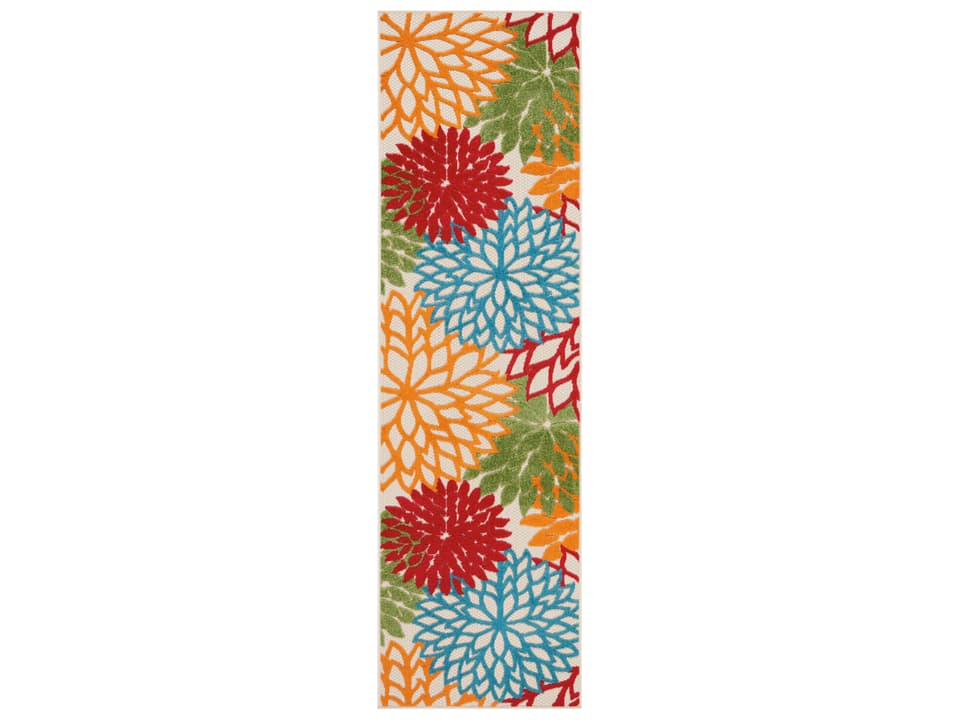 Aloha Floral Runner Area Rug