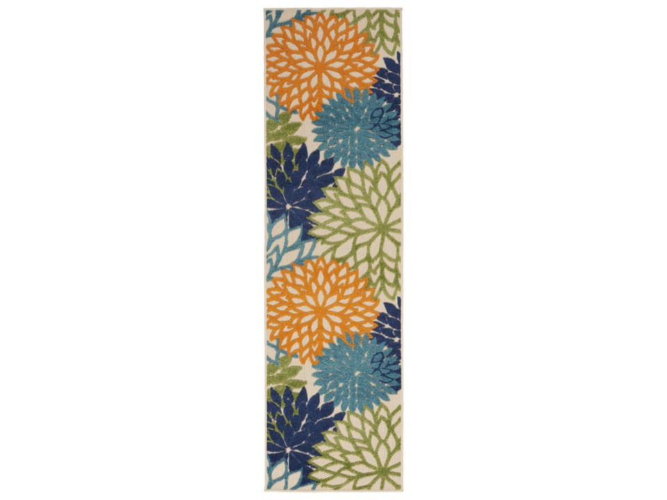 Aloha Floral Runner Area Rug
