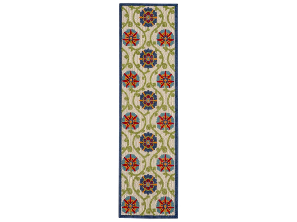 Aloha Floral Runner Area Rug