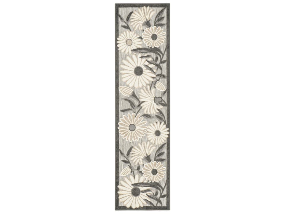 Aloha Bordered Runner Area Rug