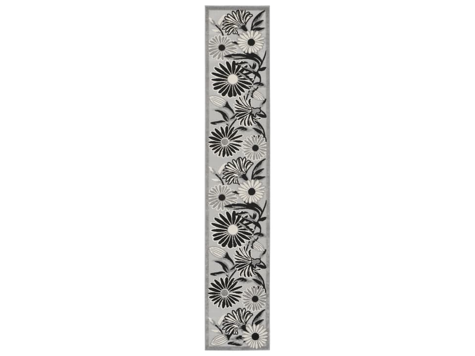 Aloha Bordered Runner Area Rug