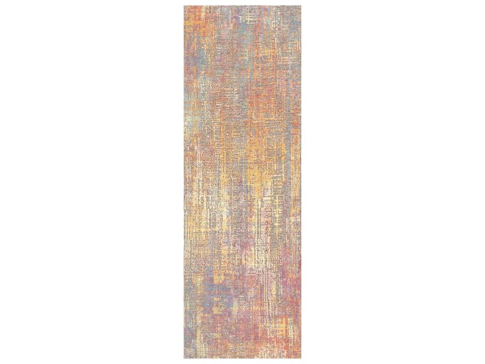 Botanical Washables BOT05 Abstract Multicolor Runner Area Rug