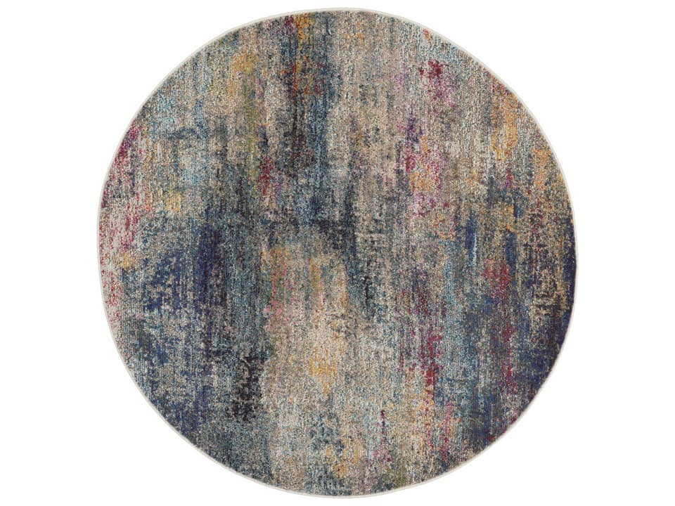 Celestial CES16 Multi-Color Round Area Rug
