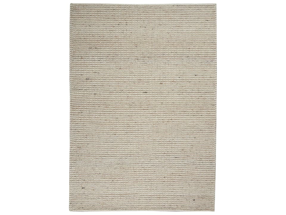 Calvin Klein Textured Dots Hand-Woven Area Rug in Natural