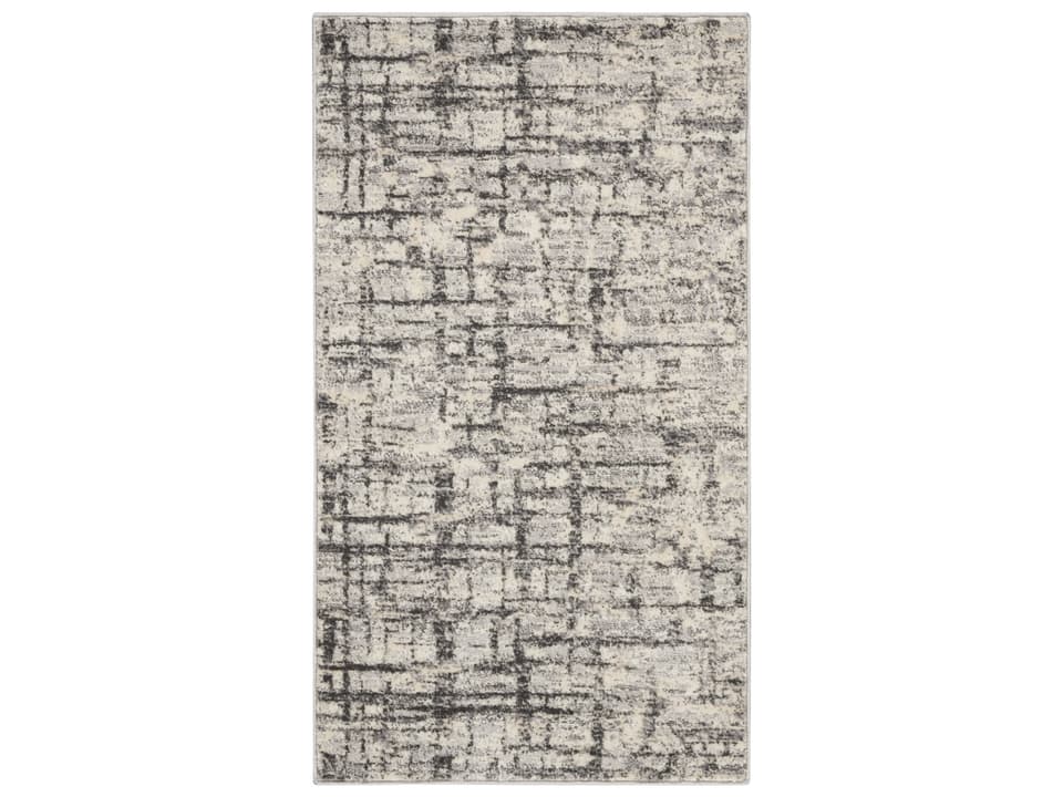 Calvin Klein Rush Abstract Ivory Grey Area Rug