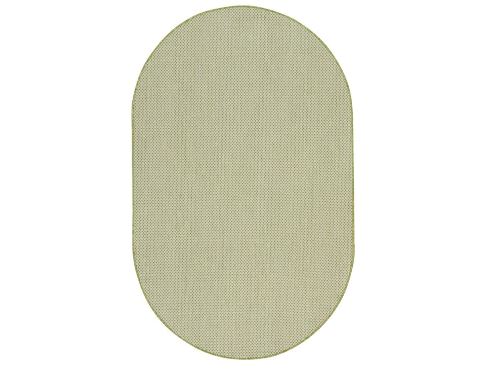 Courtyard Oval Area Rug Ivory Green Modern Indoor Outdoor
