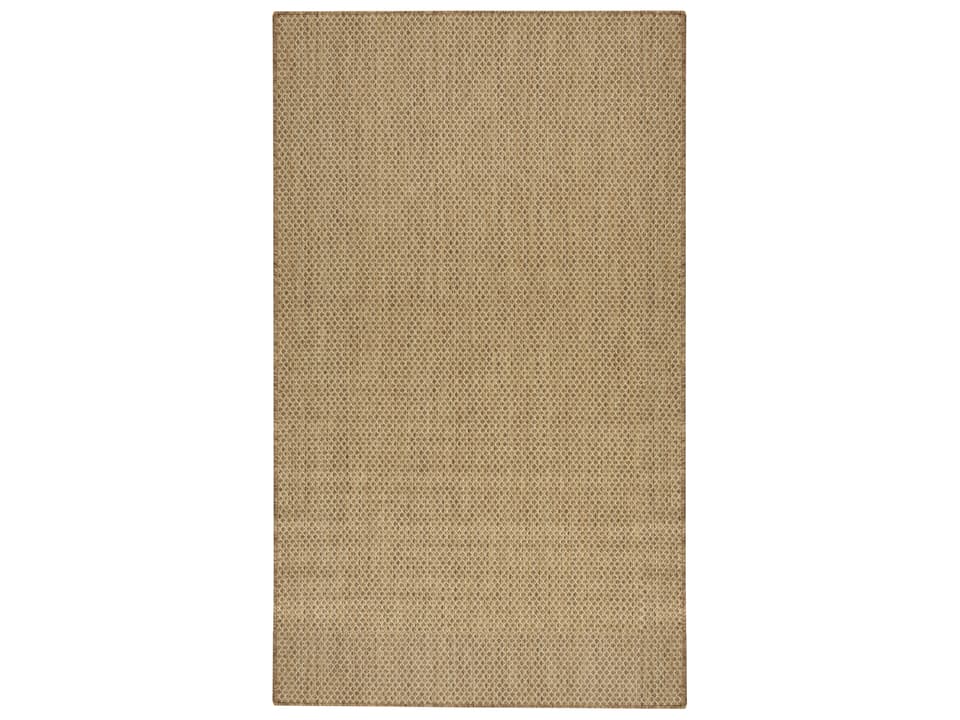 Courtyard COU01 Jute Ivory Indoor Outdoor Geometric Area Rug