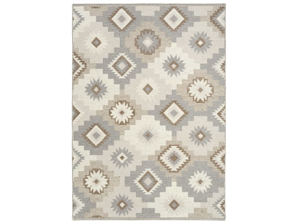Copenhagen Southwestern Flatweave Area Rug with Geometric Pattern