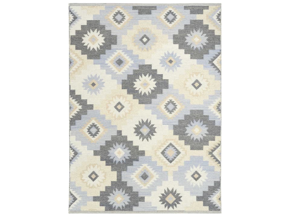 Copenhagen Flatweave Area Rug with Southwestern Geometric Pattern