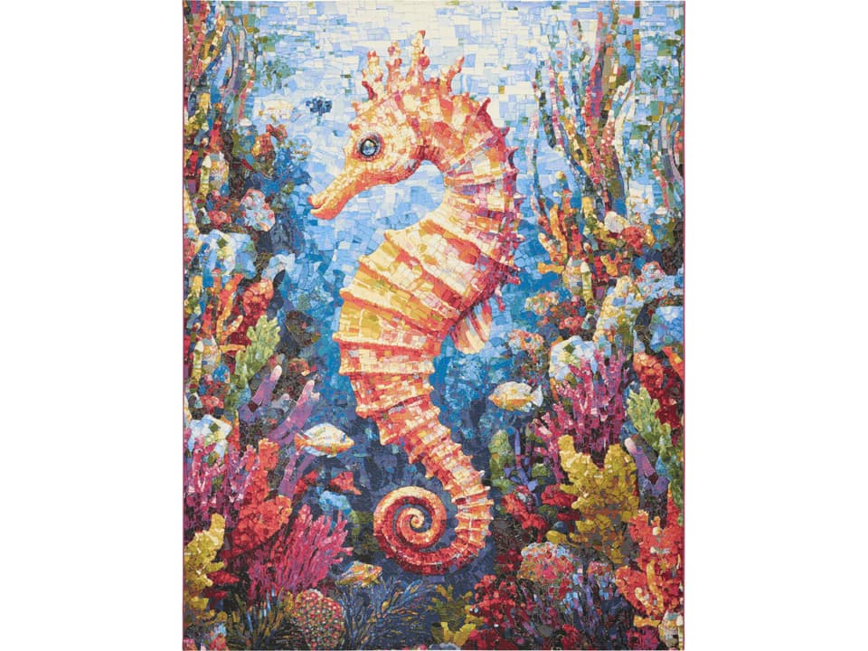 Color Splash Graphic Area Rug