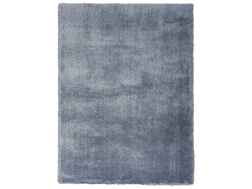 Dreamy Shag Polyester Light Blue High Pile Area Rug