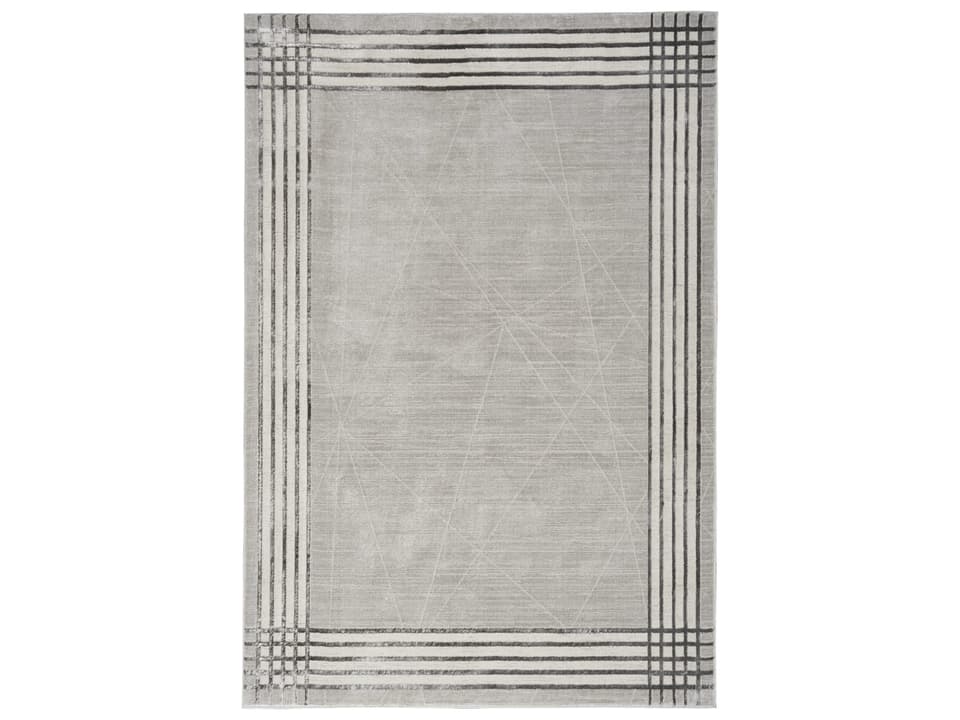 Desire DSR01 Grey Silver Modern Abstract Area Rug