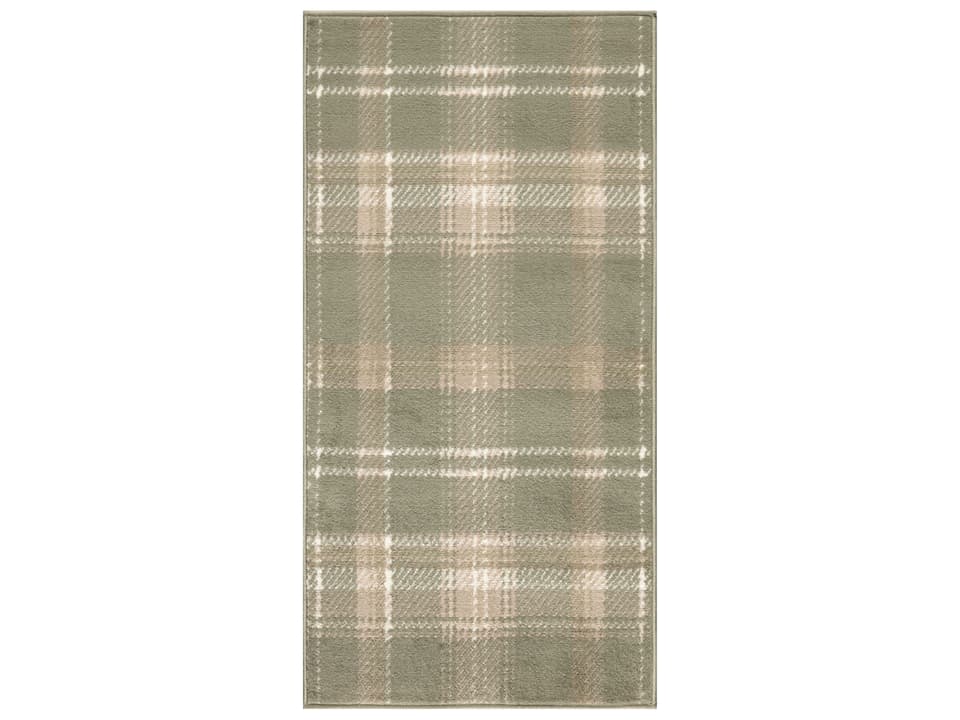 Grafix Olive Machine-Made Polypropylene Area Rug