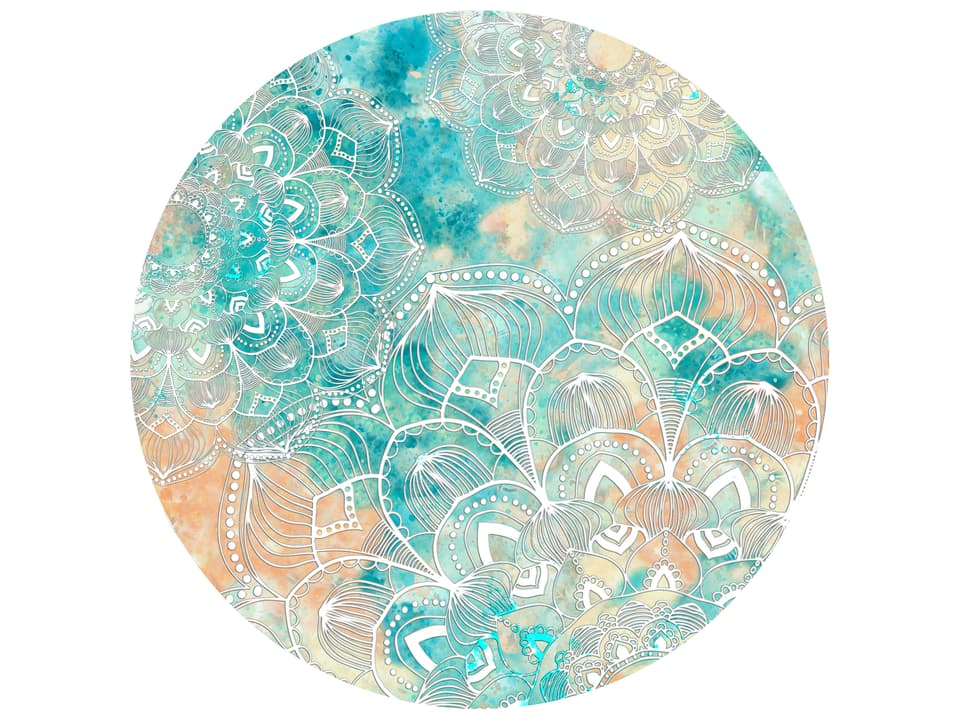 Imagination IMA11 Multicolor Graphic Round Area Rug