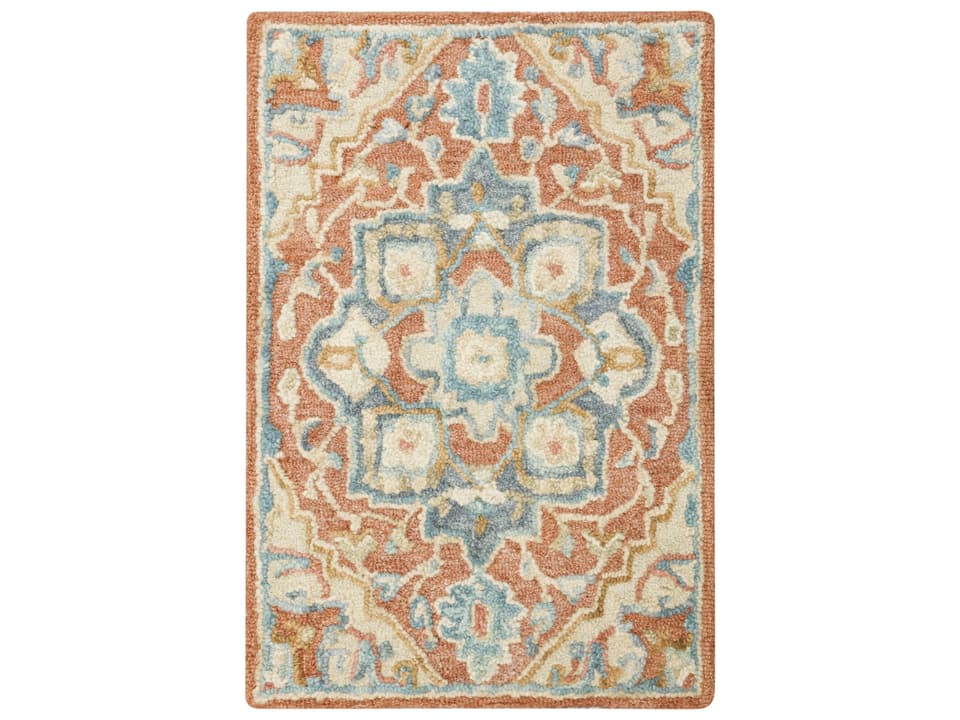 Maison Hand-Tufted Wool Oriental Area Rug with High-Low Pile