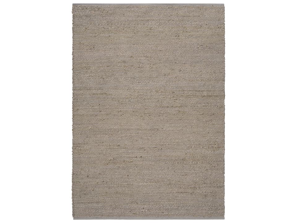 Natural Jute Hand Woven Area Rug with Organic Fibers