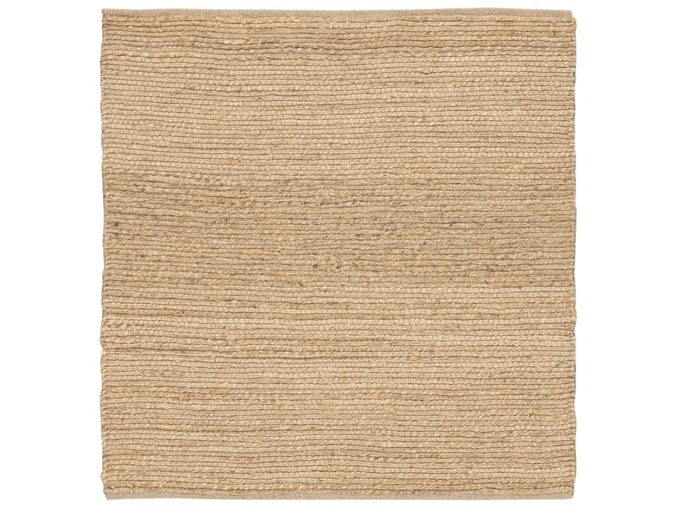 Natural Jute Square Area Rug Natural Fiber Handwoven