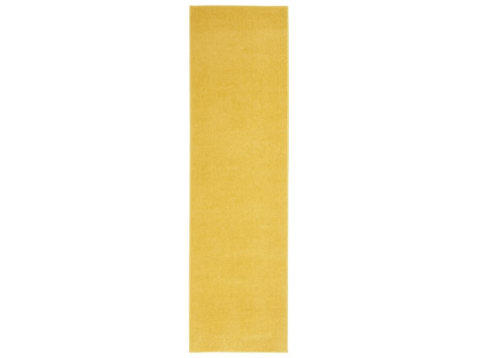 Essentials Indoor Outdoor Yellow Polypropylene Runner Rug 2 ft 2 in x 7 ft 6 in