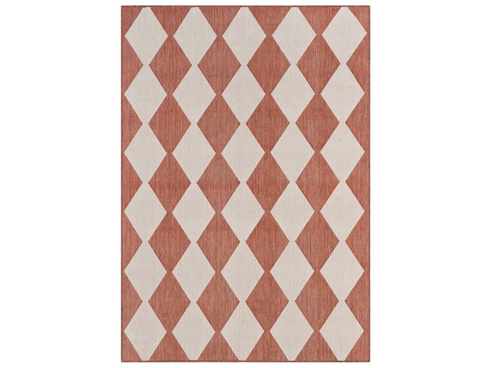 Positano Indoor Outdoor Rectangular Flatweave Area Rug