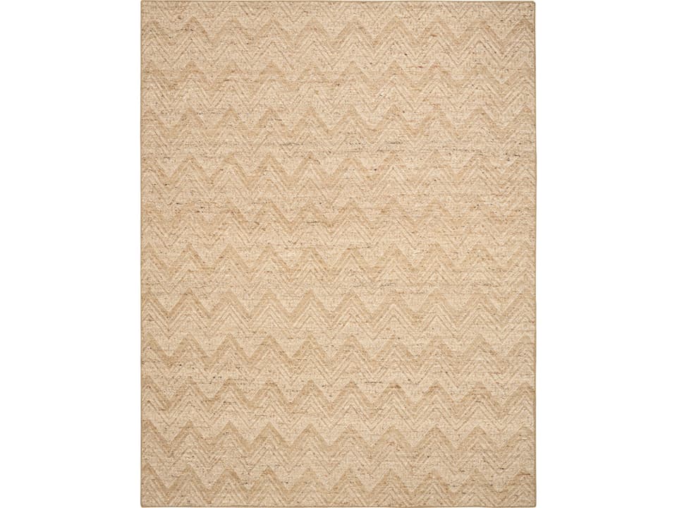 Pure Purl Chevron Wool Area Rug Indoor