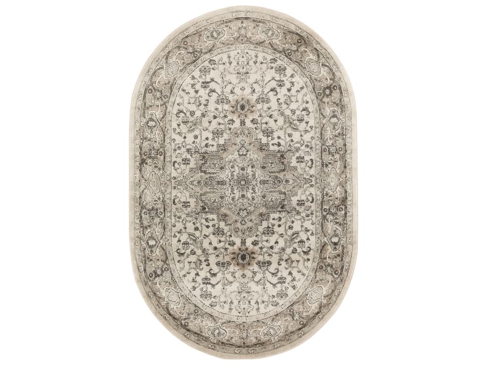 Quarry Bordered Area Rug Traditional Persian Style