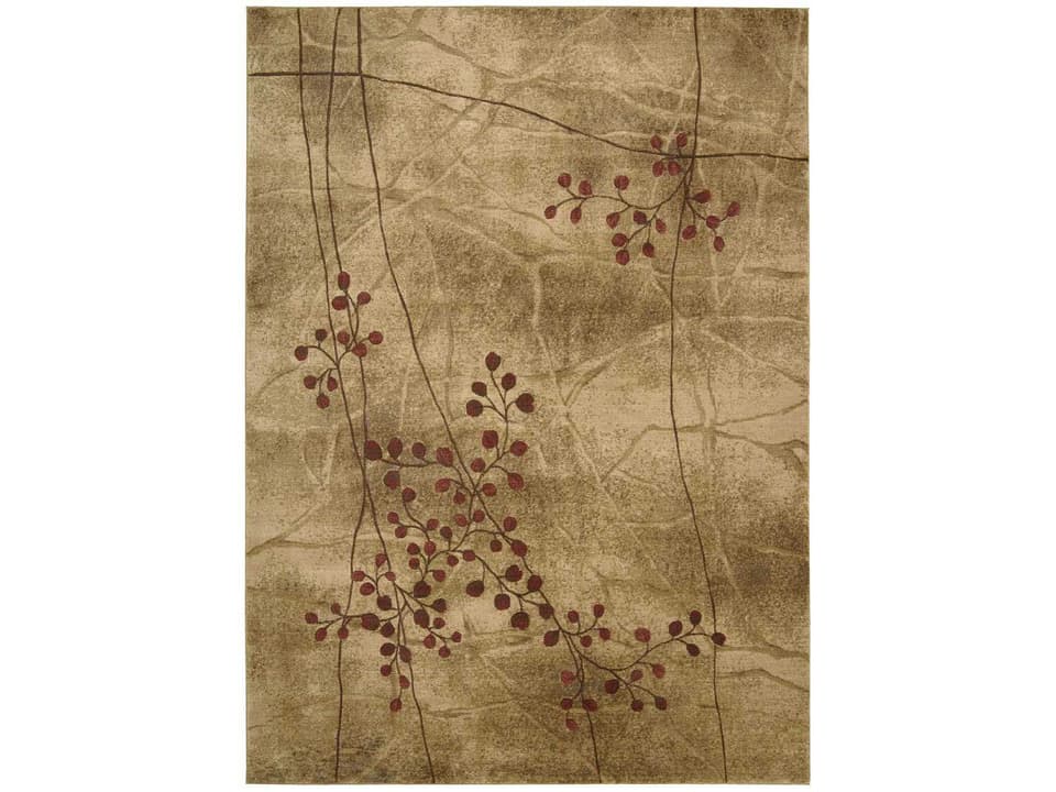 Somerset ST74 Latte Power-Loomed Area Rug 6 ft 7 in x 9 ft 7 in