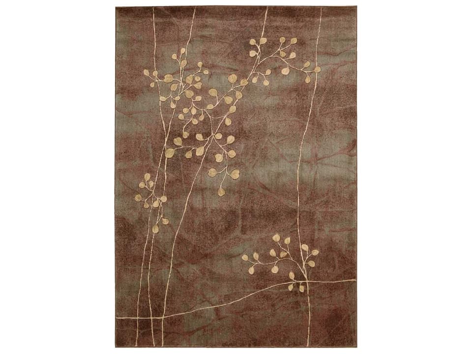 Somerset Multicolor Floral Area Rug with Carved Pile