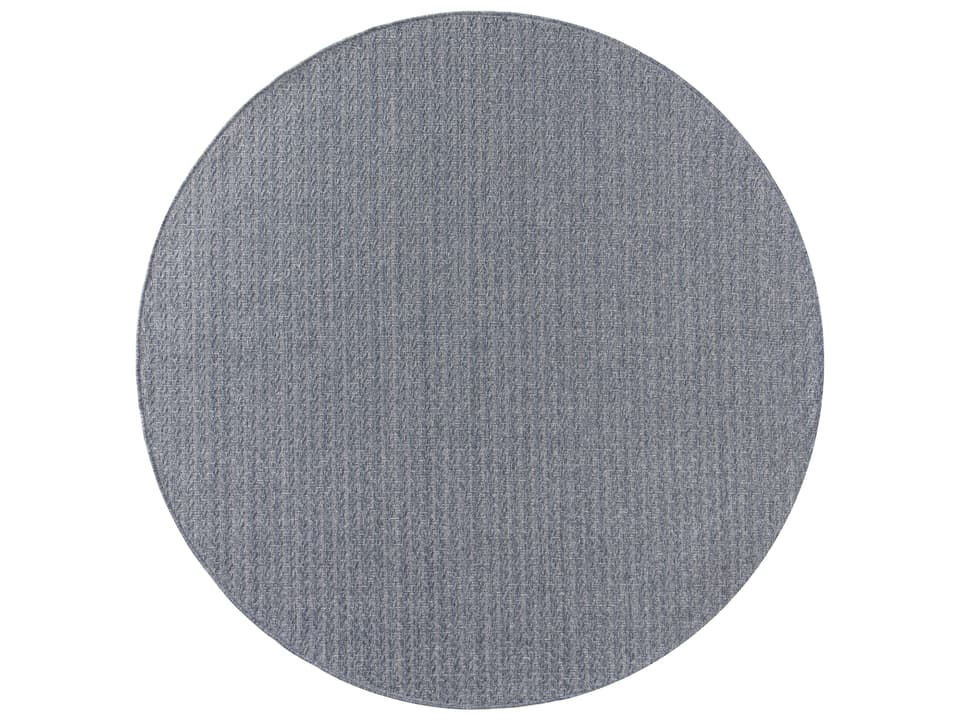 Tulum Flatweave Abstract Indoor Outdoor Area Rug in Denim