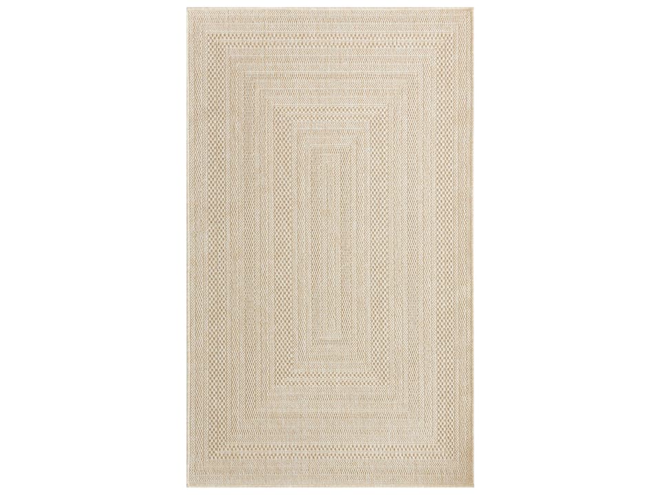 Tulum TLM04 Cream Indoor Outdoor Geometric Area Rug