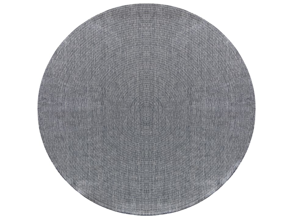 Tulum Flatweave Geometric Indoor Outdoor Area Rug Denim