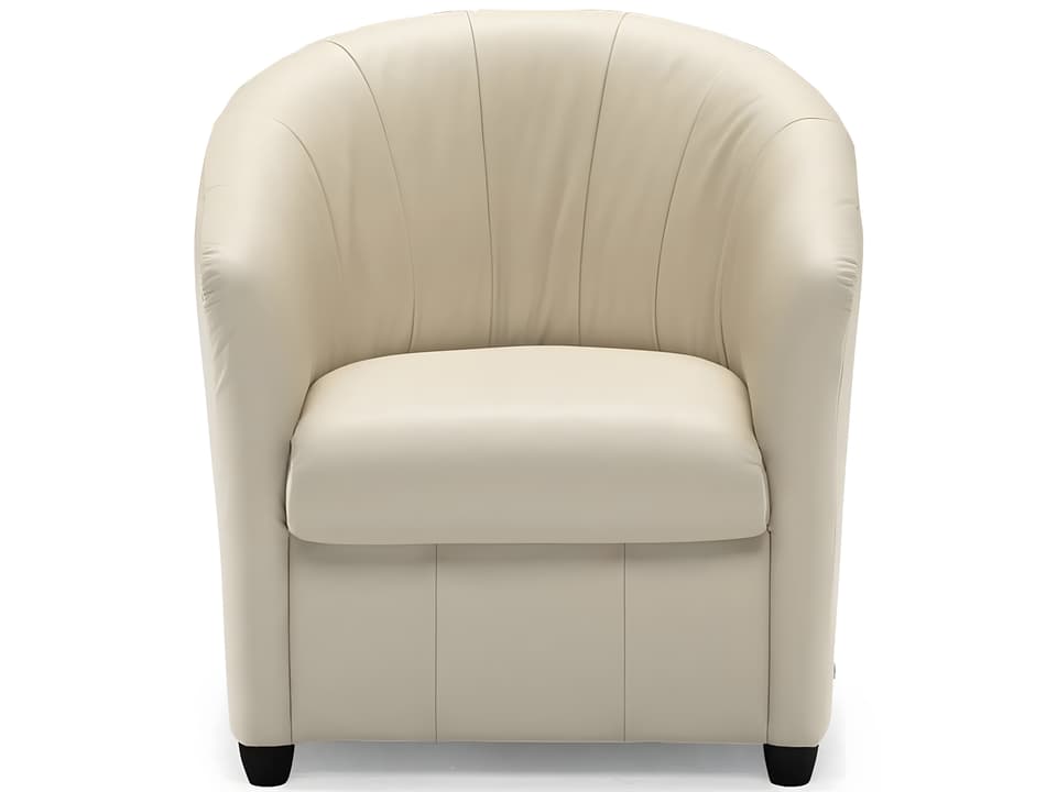 Veronica Leather Accent Chair Swivel