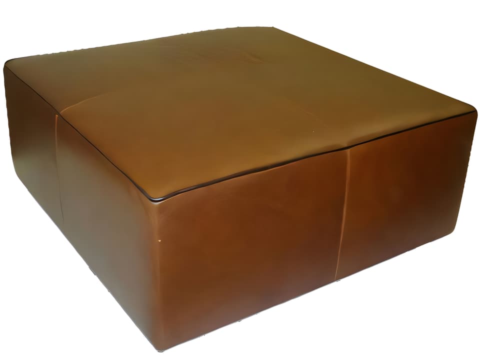 Gaia Ottoman with 2 Degree Option in Customizable Upholstery