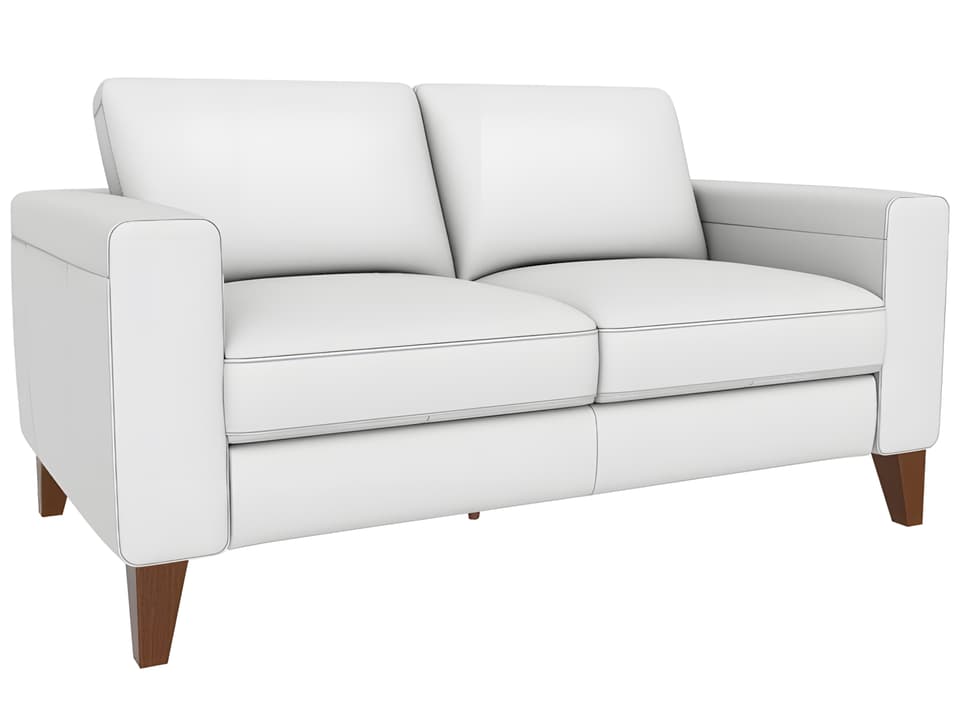 Sollievo 2-Seat Loveseat in Upholstery Options with Metal Or Wood Legs