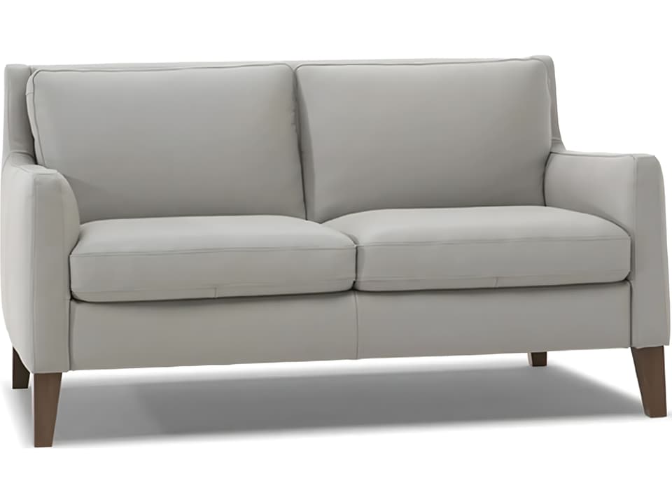 Quiete 2-Seat Track Arm Loveseat in Clean-Lined Profile