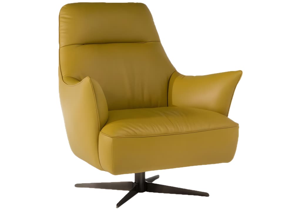 Calma Swivel Accent Chair Modern Upholstered Design