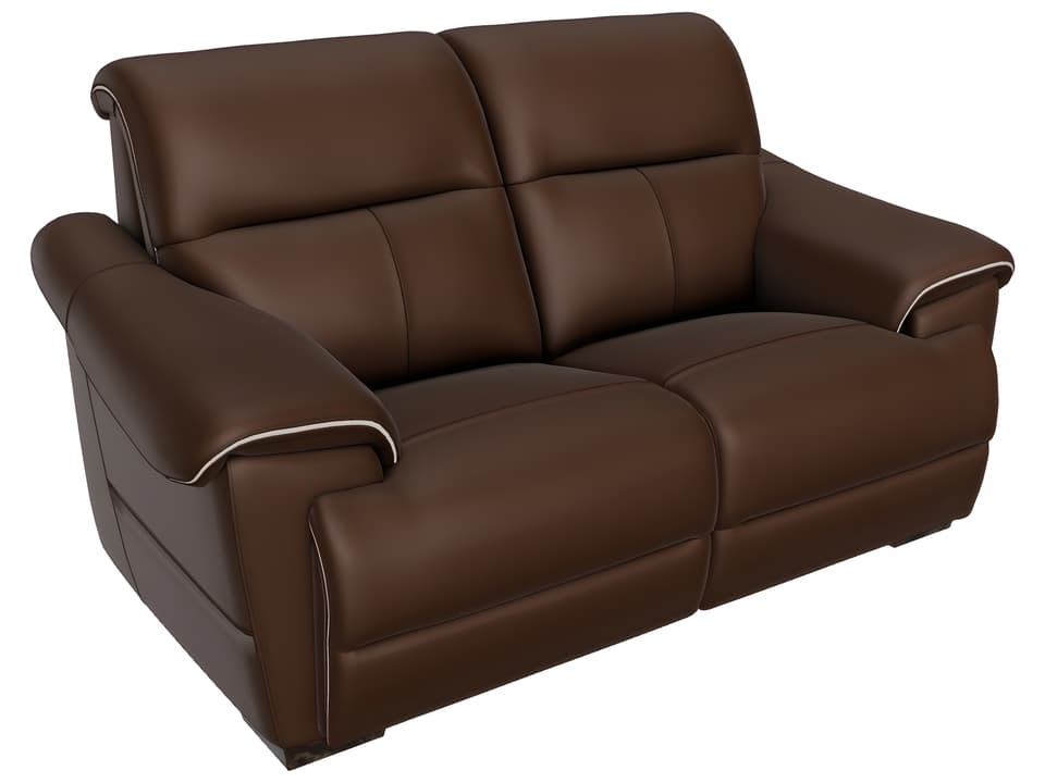 Potenza Power Reclining Loveseat in Italian Top Grain Leather with Triple Motion Technology