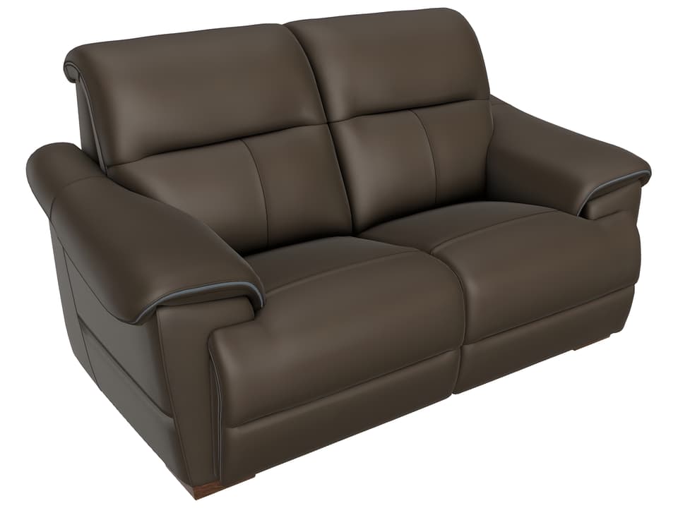 Potenza Top-Grain Leather Power Reclining Loveseat with USB and Zero Wall Design