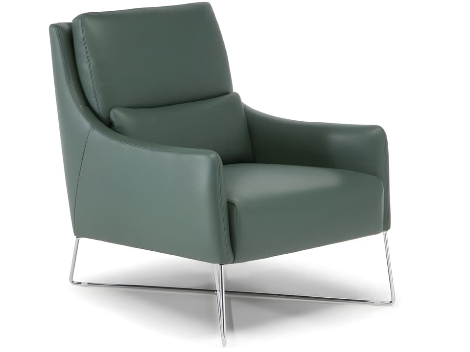 Gloria Accent Chair Modern Leather