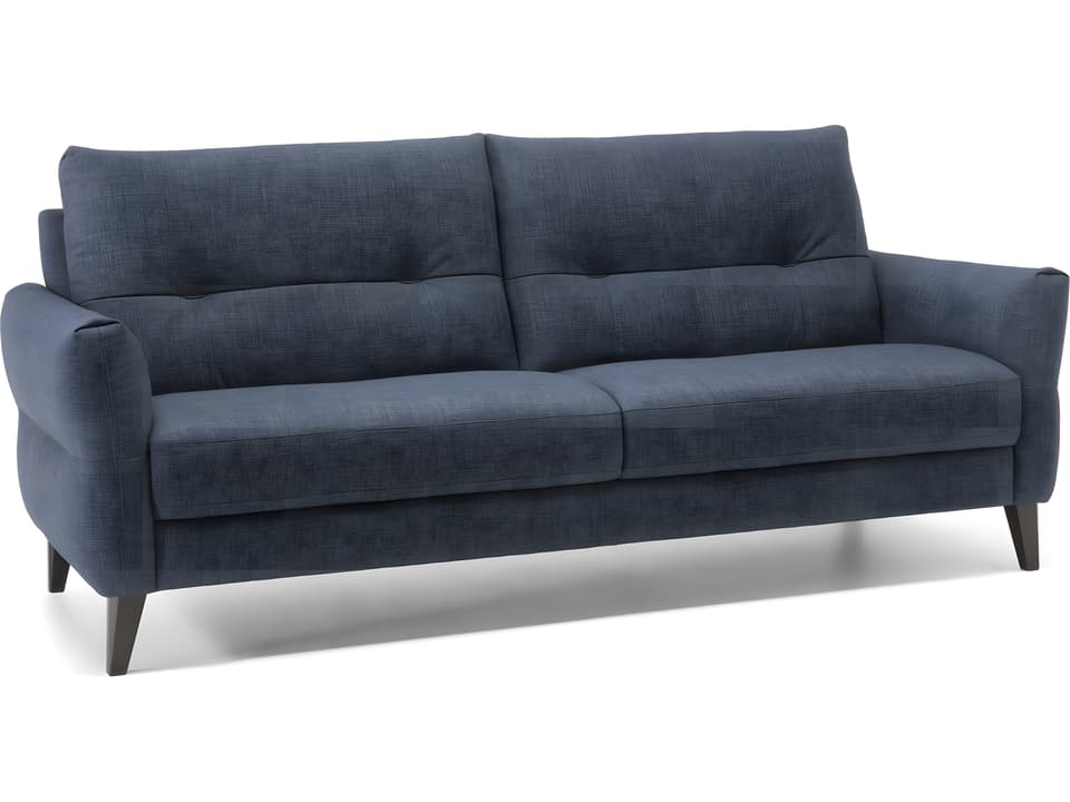 Leale 2-Seat Loveseat With Tight Cushions And 6-Inch Wood Legs