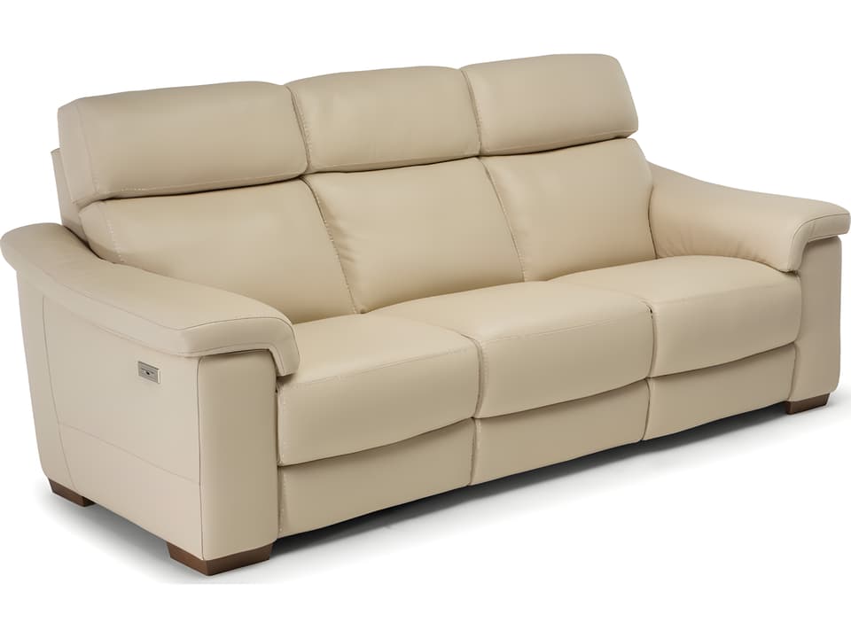 Giulivo Power Reclining Sofa with Adjustable Headrests and USB Port