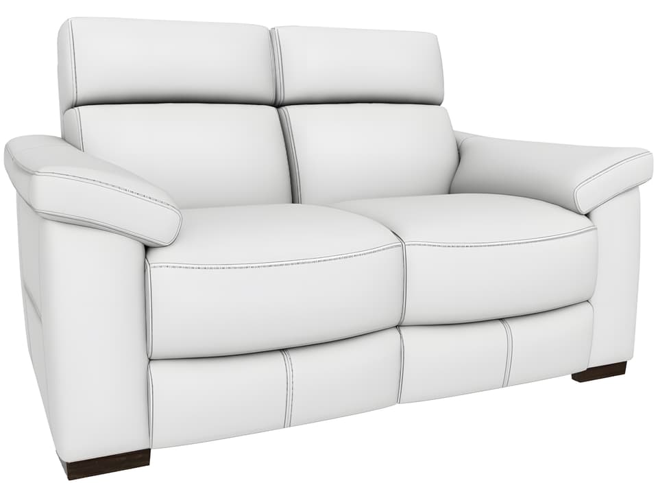 Estremo Loveseat in Dark Wenge with Optional Power Recline