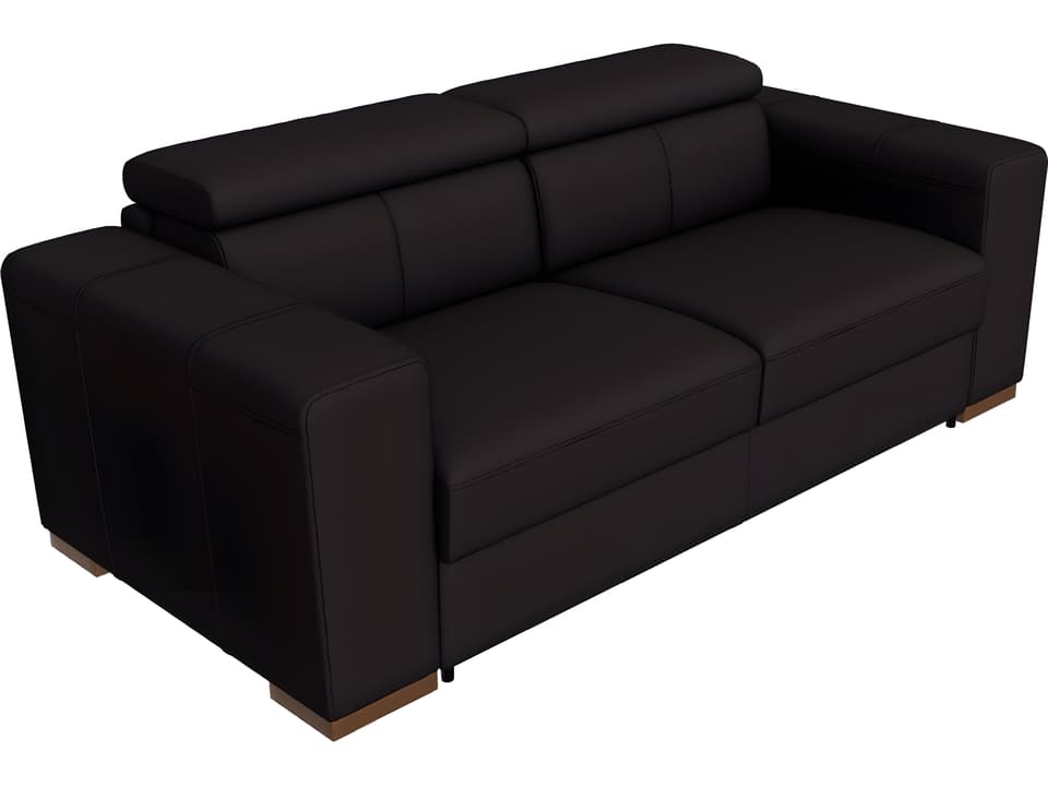 Piacevole Standard Sofa with Adjustable Headrests and Pull-Out Seat