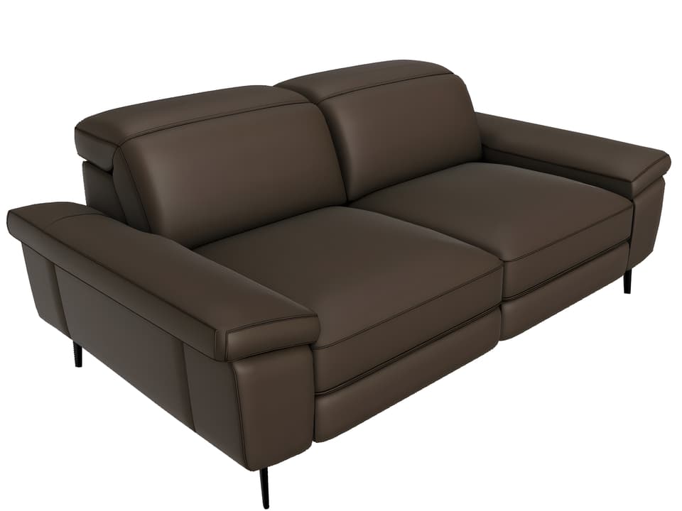 Coro Double Power Reclining Loveseat with USB Port and Metal Legs